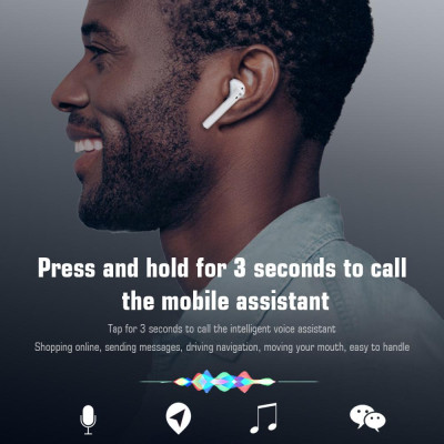 Tai nghe iDiskk Powerpods TWS  không dây Bluetooth 5.0 Half In-Ear Hỗ trợ Power Bank Tai nghe sạc không dây có Mic