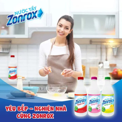 2 Can Nước tẩy vết bẩn đa năng khử mùi ZONROX JAVEL 6in1 Can 5 Lít Tiết kiệm