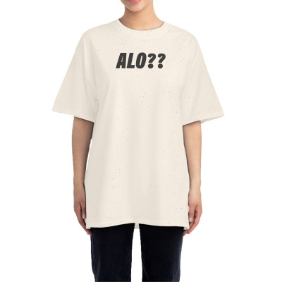 Áo Thun Nữ 100% Cotton In Chữ ALO Form Rộng Oversize Tay Lỡ
