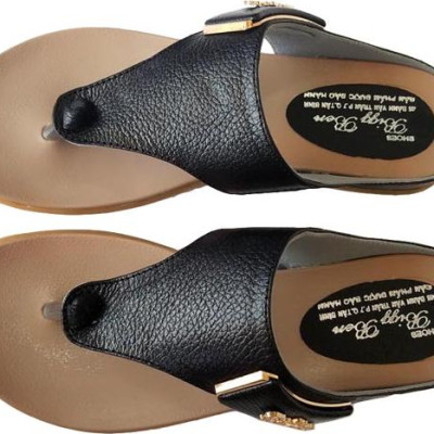 Dép Xỏ Ngón Nữ BIGGBEN Da Bò Thật Cao Cấp DXN02