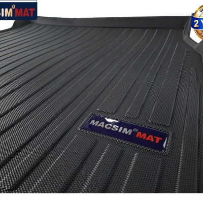 Thảm lót cốp xe ô tô Toyota Rav4 2019-đến nay nhãn hiệu Macsim chất liệu TPV cao cấp màu đen (335)