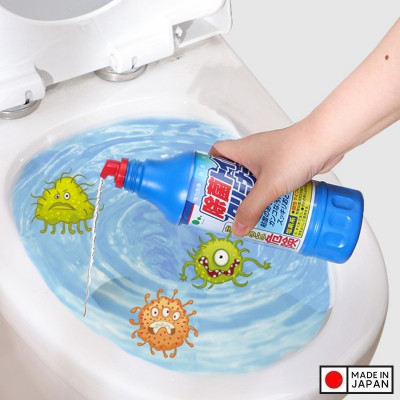 Chai tẩy rửa bồn cầu/ Toilet đậm đặc siêu sạch, không mùi Mitsuei 500ml hàng Made in Japan