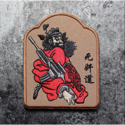 Patch_miếng dán velcro vải Tam Quốc_chiến thuật