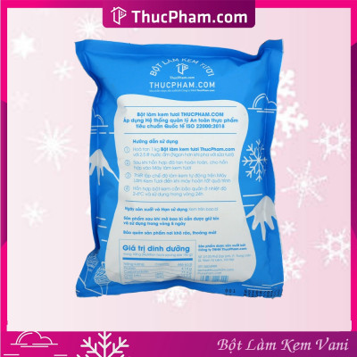 [ĂN BAO GHIỀN❤️] Bột Làm Kem Tươi THUCPHAM.COM Đủ Vị - Túi 1kg - Hương Vị Tự Nhiên, Không Gắt, Không Hắc
