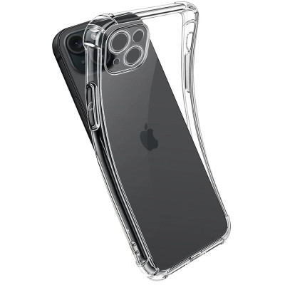 Ốp lưng cho iPhone 14, iPhone 14 Plus, iPhone 14 Pro, iPhone 14 Pro Max, iPhone 15, iPhone 15 Plus, iPhone 15 Pro, iPhone 15 Pro Max, dẻo trong chống sốc cao cấp - Hàng chính hãng