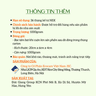 Nước Tẩy Bồn Cầu Hữu Cơ Diệt Khuẩn ECOCARE 1L Hương Cam Bạc Hà Thơm Mát, Chai Tẩy Rửa Nhà Vệ Sinh Siêu Sạch