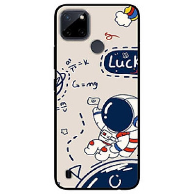 Ốp lưng dành cho Realme C21Y - Realme C25Y mẫu Phi Hành May Mắn