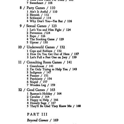 Games People Play: The Psychology of Human Relationships