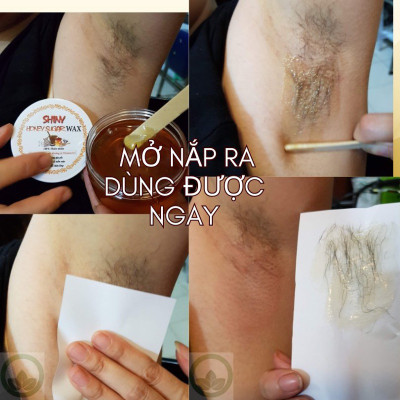 COMBO Sáp Tẩy Lông Nóng Dạng Hạt 100g Và 30ml Mỡ Trăn Sap Wax Triệt Lông Tặng Kèm Giấy Và Que