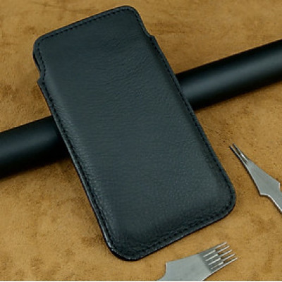 Bao da rút handmade IONECASE điện thoại 17 PRO Da Bò Thật - hàng chính hãng