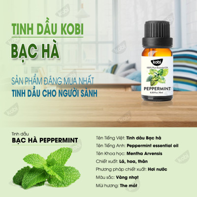 Combo 3 Tinh Dầu Kobi Nhập Khẩu Ấn Độ: Tinh Dầu Bạc Hà (30ml) + Tinh Dầu Oải Hương (30ml) + Tinh Dầu Vỏ Bưởi (30ml)  - Tinh Dầu Thiên Nhiên Nguyên Chất, Giúp Giảm Stress, Xua Đuổi Côn Trùng Và Khử Mùi Hiệu Quả, Thích Hợp Dùng Với Đèn Xông Và Máy Khuếch Tá