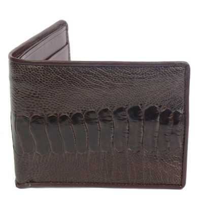 Ví nam Huy Hoàng da đà điểu màu vàng bò, đen, nâu đất, nâu đỏ HT2401-02-03-04