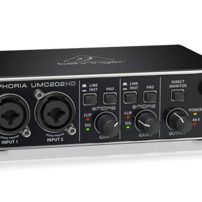 Card âm thanh Behringer U-PHORIA UMC202HD - Chính hãng