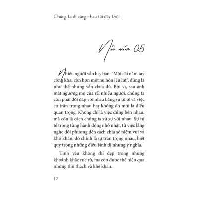 Chúng Ta Đi Cùng Nhau Tới Đây Thôi