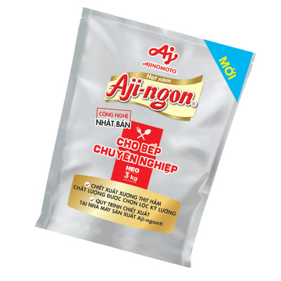 Gói Hạt Nêm Aji-ngon® Heo 3kg/Gói