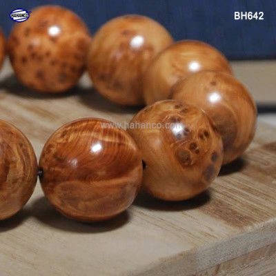 Vòng Tay Gỗ Nu Huyết Long (BH642) Trừ tà ma, giảm tai ương - đem lại tài lộc, sức khỏe, bình an - Bracelet of HAHANCO