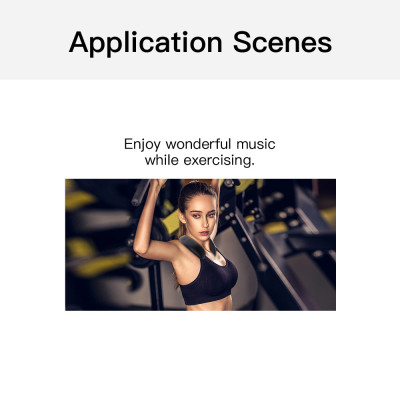 Loa không dây di động Bluedio HS Bluetooth gắn trên cổ với hỗ trợ âm thanh vòm trung thực Chức năng FM Thẻ SD