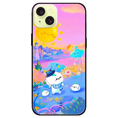 Ốp lưng dành cho Iphone 15 - Iphone 15 Plus - Iphone 15 Pro - Iphone 15 Pro Max - Tranh Vẽ Mặt Trời - Hàng Chính Hãng