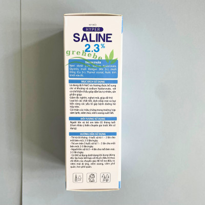 HYPER SALINE 2,3% – Xịt mũi NaCl ưu trương (Chai 30ml)