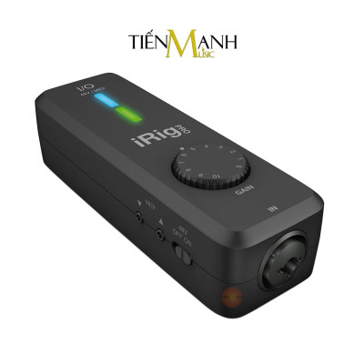 Thiết Bị Thu Âm Và Livestream iRig Pro I/O IK Multimedia Live Điện Thoại Nối Guitar Pickup Soundcard Hàng Chính Hãng