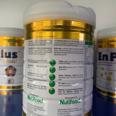 Sữa Bột NutiFood EnPlus Gold Lon 900g – Dinh Dưỡng Cho Người Già, Người Bệnh Và Người Ăn Uống Kém