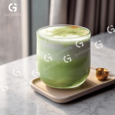 Combo pha chế Matcha latte từ OATSIDE - Pha được 9 ly thành phẩm - Gồm 9 Hộp OATSIDE 180ml + Gói 50g Bột Matcha trà Ôlong GUfoods