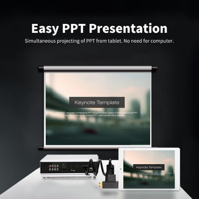 VENTION Mini/Micro HD to HD Adapter 2 IN 1 HD Converter for Tablet TV Displayer and Projector (Black)