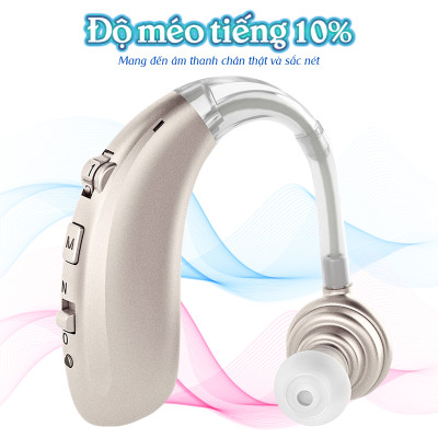 Máy trợ thính không dây pin sạc Axon A-360 - Kết nối Bluetooth, có bộ lọc tiếng ồn, tặng kèm hộp đựng máy