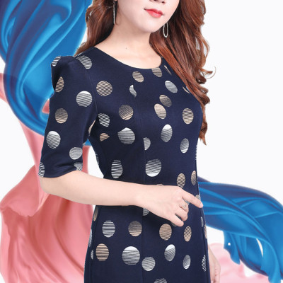 Đầm suông bi hiệu ứng ThoiTrangXinh DL657