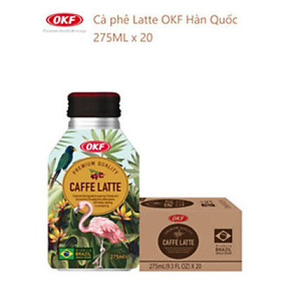 Cà phê Latte OKF Hàn Quốc 275ML x 20chai