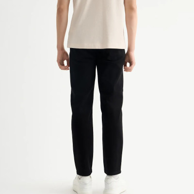 ROUTINE | Quần jean đen trơn form Slim Crop (chiều dài đến mắt cá chân) - 10S25DPA108CR1 | ROUTINE CÀ MAU