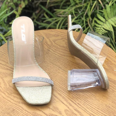 Sandal cao gót quai trong hot trend trẻ trung năng động 21288