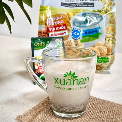 Combo 3 túi: Ngũ Cốc Óc Chó Mè Đen+Gạo Lức Huyết Rồng+Yến Mạch Hạnh Nhân[ít đường 400gr](Tặng Kèm 2 Túi Yến Mạch 150G)