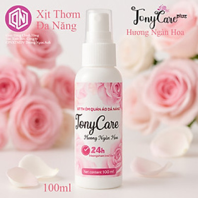 Xịt thơm Tonycare 100ml – Hương ngàn hoa dịu nhẹ, khử mùi hiệu quả, lưu hương bền lâu – Chính hãng Tonycare