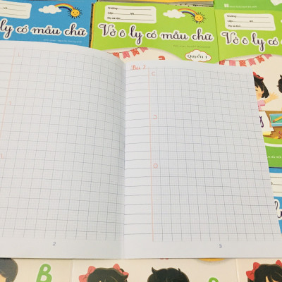 Sách- Combo 3 quyển Vở Ôly có mẫu chữ dành cho bé tập viết