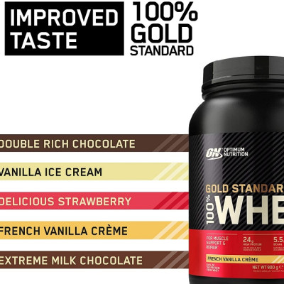 Thực Phẩm Bổ Sung Optimum Nutrition Gold Standard 100% Whey 2lb (908g)