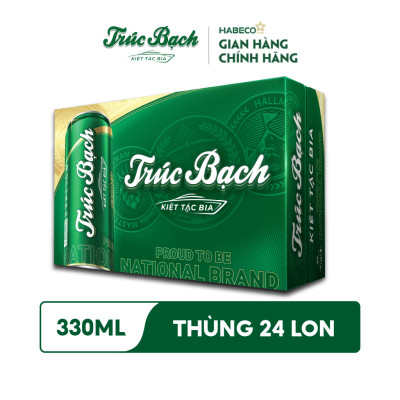 Combo 2 Thùng Bia Trúc Bạch - Thùng 24 lon 330ml