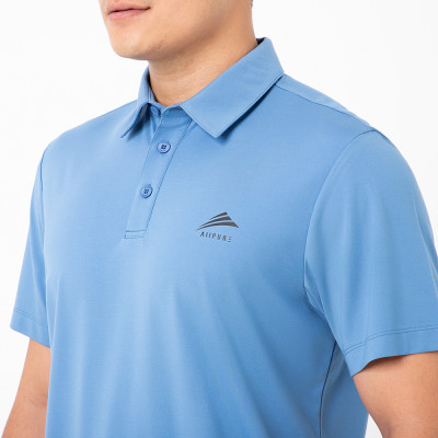 Áo Polo Golf Nam Cổ Sơ Mi Cao Cấp ALLPUR Chống Nhăn - Ngăn mùi - Màu Xanh Blue
