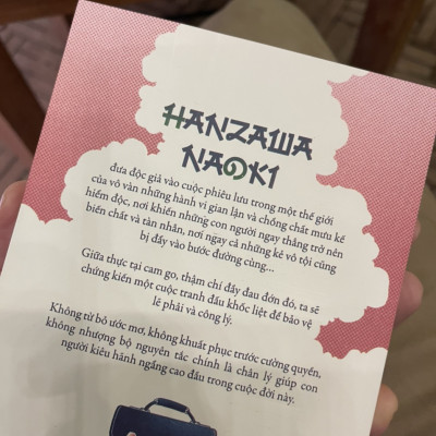 (Trọn bộ 2 tập) HANZAWA NAOKI – Ikeido Jun – Trần Phương Hằng - Nguyễn Kim Hoàng dịch – Huy Hoang Books - NXB Phụ Nữ (Bìa mềm)