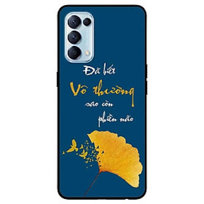 Ốp lưng dành cho Oppo Reno 5 mẫu Chiếc Lá Vô Thường