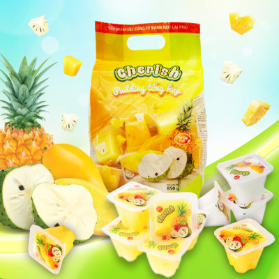Thạch Pudding Cherish Vị Tổng Hợp 850.5G
