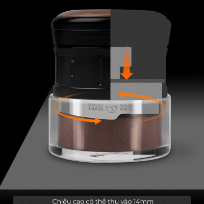 Combo dụng cụ pha espresso Wood charm series Feepie