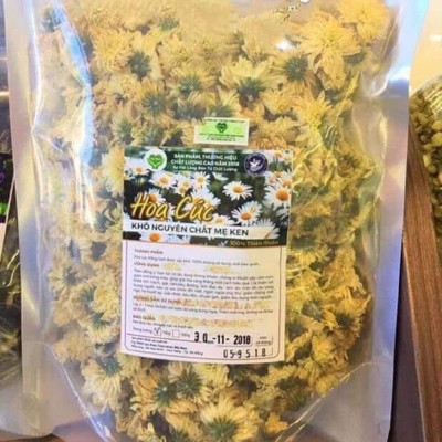 Hoa cúc khô nguyên chất Mẹ Ken 50gr tặng kèm miếng lót ly - TRÀ HOA CÚC