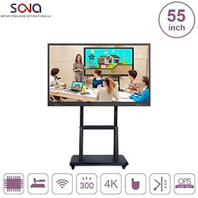 Màn hình tương tác giáo dục và hội họp 55 inch - HÀNG CHÍNH HÃNG