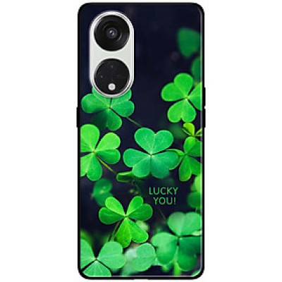 Ốp lưng dành cho Oppo Reno 8T 4G - Reno 8T 5G - Reno 10 5G - Reno 10 Pro 5G - Cỏ Ba Lá 4 - Hàng Chính Hãng