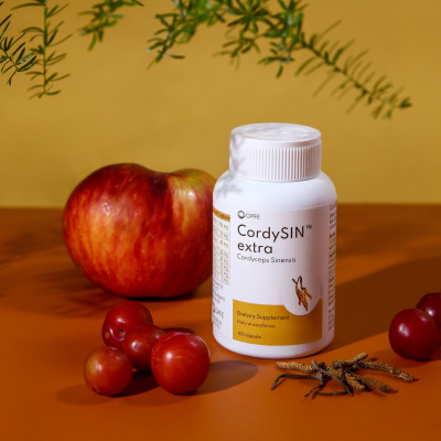 Thực phẩm BVSK OPFE CordySIN extra capsules (60 viên) Hungary (Đông trùng Hạ thảo Tây Tạng) Made in EU, 100% Thảo dược tự nhiên