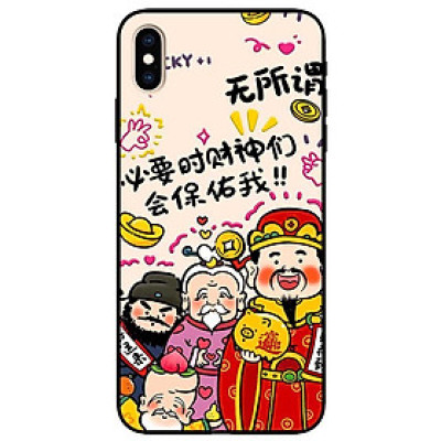 Ốp lưng dành cho Iphone X - Xs - Xs Max - XR - 11 - 11 Pro Max - Ba Ông May Mắn - Hàng Chính Hãng