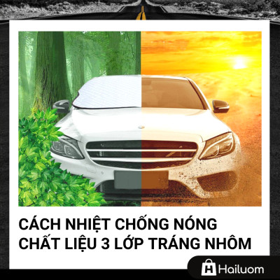 Tấm Che Nắng Kính Lái ô tô HYUNDAI SANTAFE - Tấm Che Nắng ô tô Cao Cấp