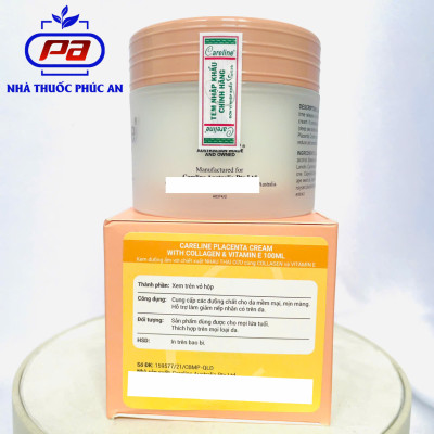 Kem dưỡng ẩm nhau thai cừu Careline Placenta Cream 100ml giúp da mịn giảm nếp nhăn chống lão hoá