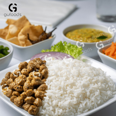 Gạo thơm GUfoods (1kg) - Cơm mềm dẻo, Thơm tự nhiên, Hạt dài, Nguyên liệu vựa lúa Đồng bằng Sông Cửu Long